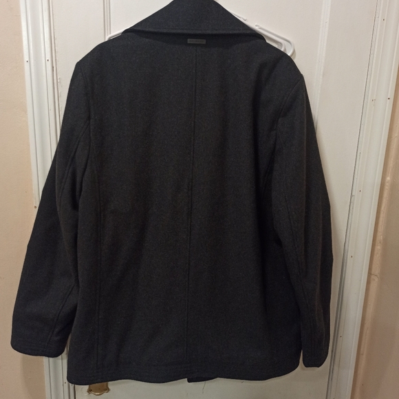 Marc New York Andrew Marc Mens Large Insulated Wool Coat Quilted NWOT - Picture 6 of 16